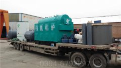 中国15吨天然气热水锅炉